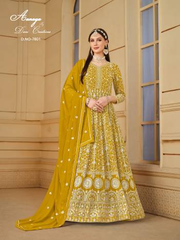 AANAYA VOL 178 BY DANI CREATION DESIGNER GEORGETTE GOWN WHOLESALER IN INDIA 